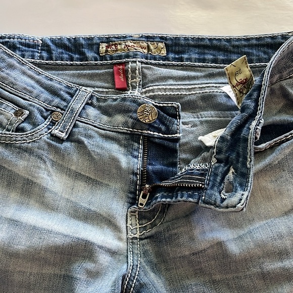 BKE Denim Madison Straight Leg Low Rise 28 - Picture 16 of 16